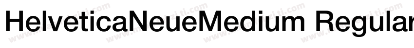 HelveticaNeueMedium Regular字体转换